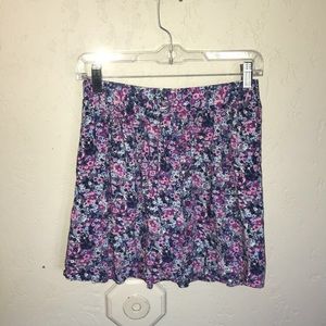 floral skirt